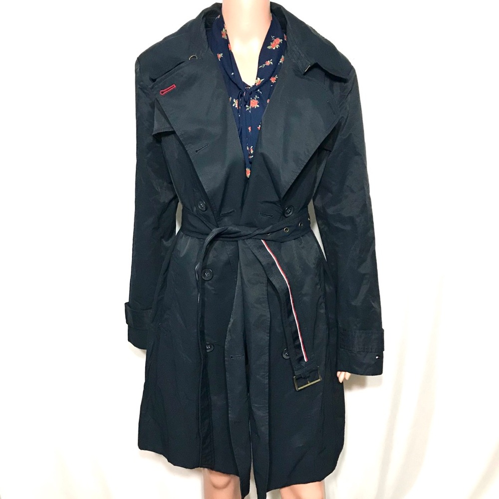 Tommy Hilfiger Women’s Navy Trench Coat